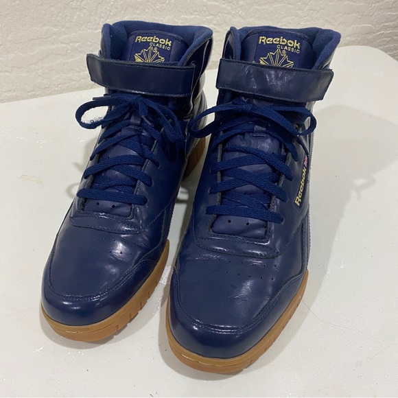 Men’s Reebok Exofit Plus HI SE Retro Blue Shoes 2-J09957 - sz 12 - athletic - Picture 7 of 16